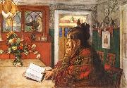 Carl Larsson, Karin,Reading